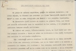 Una asociación auxiliar del niño Una asociación auxiliar del niño