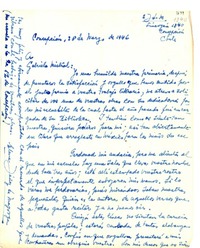 [Carta] 1946 mar. 28, Concepción, Chile [a] Gabriela Mistral