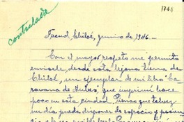 [Carta] 1946 jun., Ancud, Chiloé, Chile [a] [Gabriela Mistral]