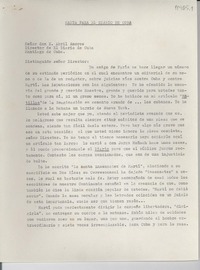 Carta para el diario de Cuba Carta para el diario de Cuba