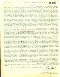 [Carta] 1946 sept. 1, Santiago, [Chile] [a] Gabriela [Mistral]