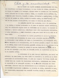 Chile y la americanidad Chile y la americanidad