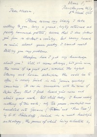 [Carta] 1956 Mar. 8, Vienna, [Austria] [a] Gabriela Mistral