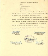 [Carta] 1948 ago. 10, Paihuano, [Chile] [a] Gabriela Mistral, California