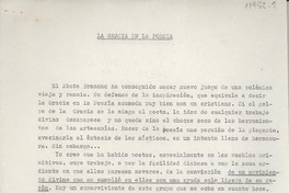 La gracia en la poesía La gracia en la poesía