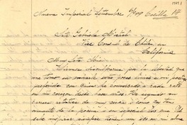 [Carta] 1949 sept. 6, Nueva Imperial, Chile [a] Gabriela Mistral, California, [EE.UU.]