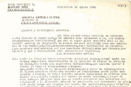 [Carta] 1950 ago. 16, Valparaíso, Chile [a] Gabriela Mistral, Jalapa, Veracruz, México