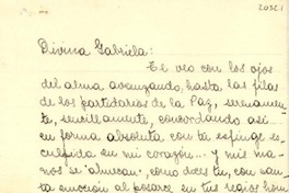 [Carta] 1951 mayo 17, Santiago, Chile [a] Gabriela [Mistral]