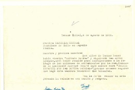 [Carta] 1951 ago. 4, Temuco, Chile [a] Gabriela Mistral, Rapallo, Italia