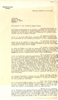 [Carta] 1951 oct. 31, Managua, [Nicaragua] [a] Lucila Godoy, Rapallo, [Italia]