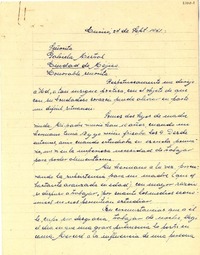 [Carta] 1951 sept. 27, Curicó [a] Gabriela Mistral, Ciudad de México