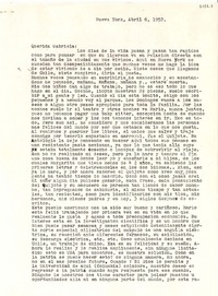 [Carta] 1952 abr. 6, Nueva York [a] Gabriela Mistral
