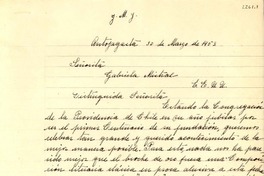 [Carta] 1953 mar. 30, Antofagasta, [Chile] [a] Gabriela Mistral, EE.UU.