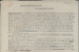 Recado sobre los judíos Recado sobre los judíos