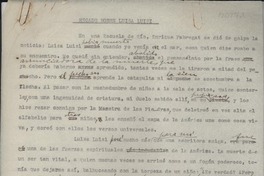 Recado sobre Luisa Luisi Recado sobre Luisa Luisi