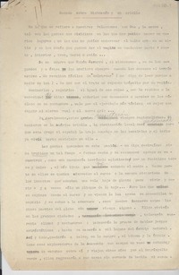 Recado sobre Michoacán y un criollo Recado sobre Michoacán y un criollo