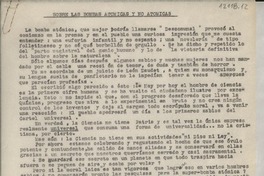 Sobre las bombas atómicas y no atómicas Sobre las bombas atómicas y no atómicas