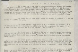 Elogio de la arena Elogio de la arena