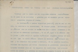 Conversación sobre la tierra con las mujeres portorriqueñas Conversación sobre la tierra con las mujeres portorriqueñas