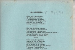 La abandonada La abandonada