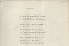 La ansiosa La ansiosa