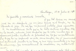 [Carta] 1956 jul. 19, Santiago, [Chile] [a] [Gabriela Mistral]