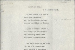 Cajita de pasas Cajita de pasas