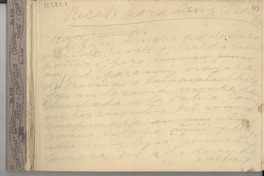 Recado para Cruz Ocampo Recado para Cruz Ocampo
