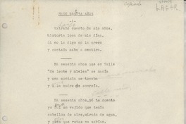 Hace sesenta años Hace sesenta años
