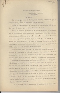 Motivos de San Francisco : Comentarios de su vida Motivos de San Francisco : Comentarios de su vida
