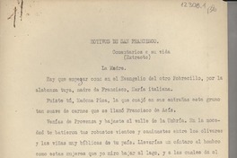 Motivos de San Francisco : Comentarios de su vida Motivos de San Francisco : Comentarios de su vida