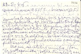 [Carta] 1946 mayo. 29, México [a] Gabriela Mistral