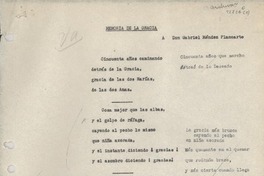 Memoria de la gracia Memoria de la gracia