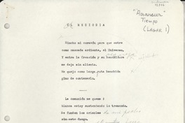 El mediodía El mediodía
