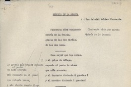 Memoria de la gracia Memoria de la gracia