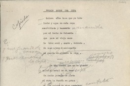 Recado sobre una copa Recado sobre una copa
