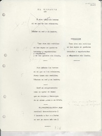 El reparto El reparto