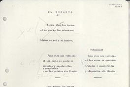 El reparto El reparto