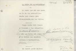 La ronda de las manzanillas La ronda de las manzanillas