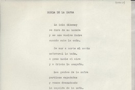 Ronda de la zafra Ronda de la zafra