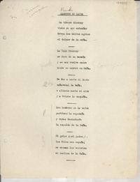 Canción de zafra Canción de zafra