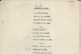 Canción de zafra Canción de zafra