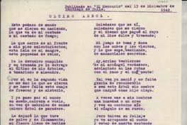 Último árbol Último árbol