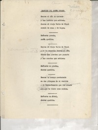 Canción del sueño brusco Canción del sueño brusco
