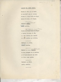 Canción del sueño brusco Canción del sueño brusco