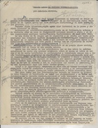 Recado sobre un chileno vasco : Balmaceda Recado sobre un chileno vasco : Balmaceda