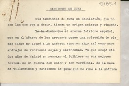 Canción de cuna
