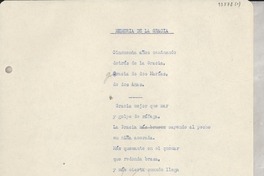 Memoria de la Gracia Memoria de la Gracia