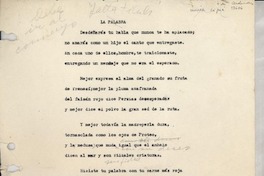 La palabra La palabra
