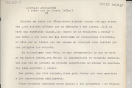 Escuelas ambulantes : (Notas que no fueron leídas) Escuelas ambulantes : (Notas que no fueron leídas)